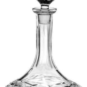 decantly - Hand Cut - Mouth Blown - Crystal - Ships Captains Decanter - 32 oz.